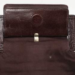 Givenchy Blue/Brown Fabric and Leather Shoulder Bag