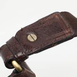 Givenchy Blue/Brown Fabric and Leather Shoulder Bag