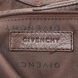 Givenchy Brown/Beige Monogram Canvas and Leather Double Zip Tote