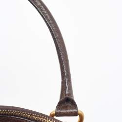 Givenchy Brown/Beige Monogram Canvas and Leather Double Zip Tote