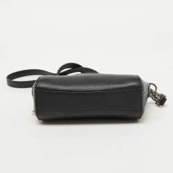 Givenchy Black Leather Micro Antigona Shoulder Bag