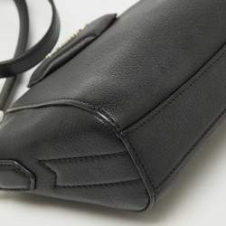 Givenchy Black Leather Micro Antigona Shoulder Bag