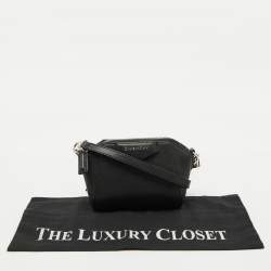 Givenchy Black Leather Micro Antigona Shoulder Bag