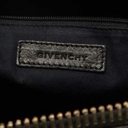Givenchy Black/White Leather Medium Antigona Satchel