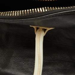 Givenchy Black/White Leather Medium Antigona Satchel