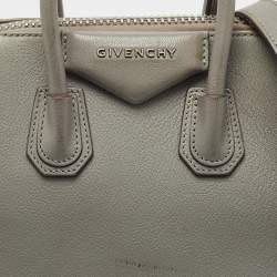 Givenchy Grey Leather Mini Antigona Satchel