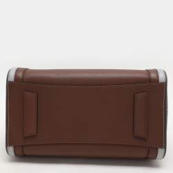 Givenchy Brown/Grey Leather Small Antigona Satchel