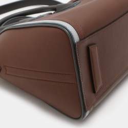 Givenchy Brown/Grey Leather Small Antigona Satchel