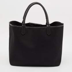 Givenchy Black Canvas and Leather Antigona Shopper Tote