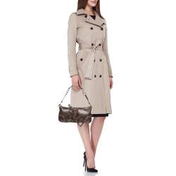 Givenchy Brown Leather Knot Detail Chain Shoulder Bag
