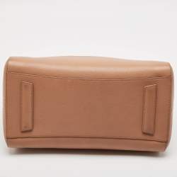 Pre Owned Givenchy Beige Leather Medium Antigona Satchel