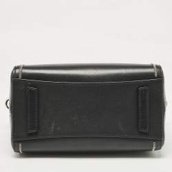 Givenchy Black Leather Mini Chain Embellished Antigona Satchel