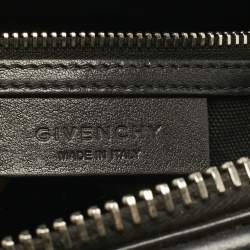 Givenchy Black Leather Mini Chain Embellished Antigona Satchel