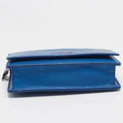 Givenchy Blue Leather Pandora Wallet on Chain