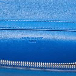 Givenchy Blue Leather Pandora Wallet on Chain