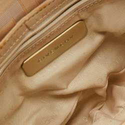 Givenchy Cream/Beige Monogram Canvas and Leather Flap Baguette Bag