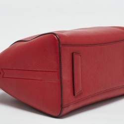 Givenchy Red Leather Small Antigona Satchel
