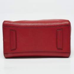 Givenchy Red Leather Small Antigona Satchel