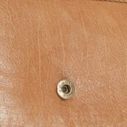 Givenchy Brown Leather Flap Continental Wallet