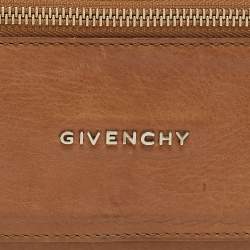 Givenchy Brown Leather Flap Continental Wallet