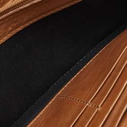 Givenchy Brown Leather Flap Continental Wallet