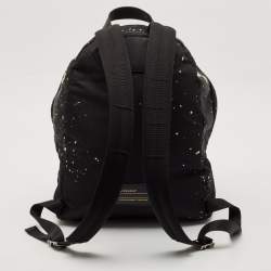 Givenchy Black/White Nylon Splatter Urban Backpack