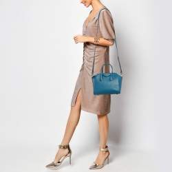 Givenchy Blue Leather Mini Antigona Satchel