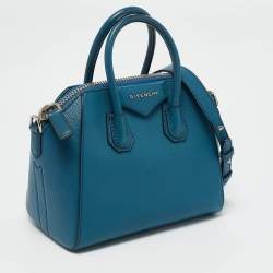 Givenchy Blue Leather Mini Antigona Satchel