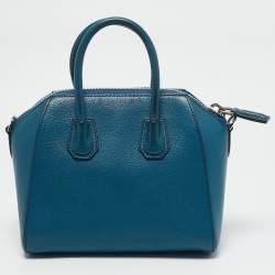 Givenchy Blue Leather Mini Antigona Satchel