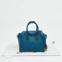 Givenchy Blue Leather Mini Antigona Satchel