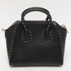 Givenchy Black Leather Mini Antigona Satchel