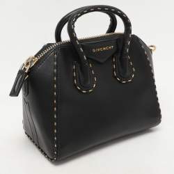 Givenchy Black Leather Mini Antigona Satchel