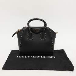 Givenchy Black Leather Mini Antigona Satchel