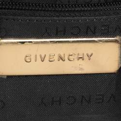 Givenchy Grey/Black Monogram Canvas and Leather Hobo