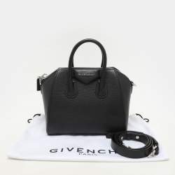 Givenchy Black Leather Mini Antigona Satchel