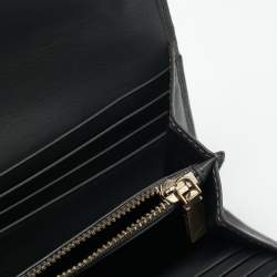 Givenchy Beige/Grey Monogram Canvas and Leather Continental Wallet