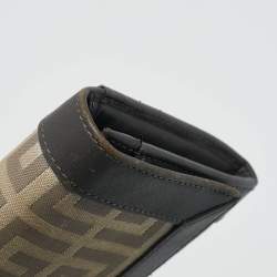 Givenchy Beige/Grey Monogram Canvas and Leather Continental Wallet
