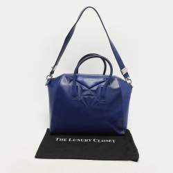 Givenchy Blue Leather 3D Stud Antigona Satchel