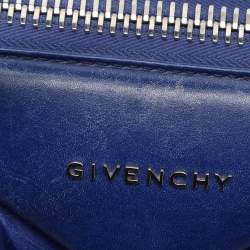 Givenchy Blue Leather 3D Stud Antigona Satchel