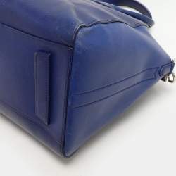 Givenchy Blue Leather 3D Stud Antigona Satchel