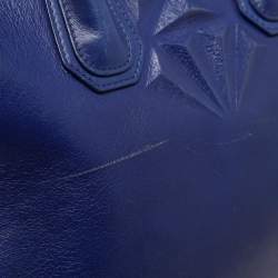 Givenchy Blue Leather 3D Stud Antigona Satchel