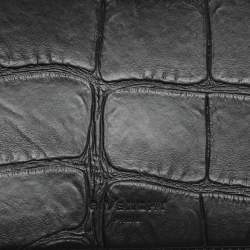 مملوكة مسبقًا Givenchy Black Croc Embossed Leather Pandora Shoulder Bag