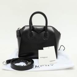 Givenchy Black Leather Mini Antigona Satchel