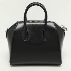 Givenchy Black Leather Mini Antigona Satchel
