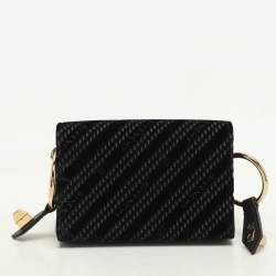 Givenchy Black Velvet Nano Eden Shoulder Bag
