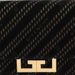 Givenchy Black Velvet Nano Eden Shoulder Bag