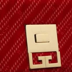 Givenchy Red Velvet Mini Eden Shoulder Bag