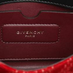 Givenchy Red Velvet Mini Eden Shoulder Bag