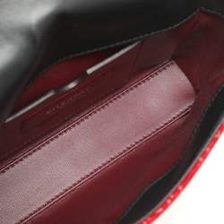 Givenchy Red Velvet Mini Eden Shoulder Bag