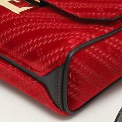 Givenchy Red Velvet Mini Eden Shoulder Bag